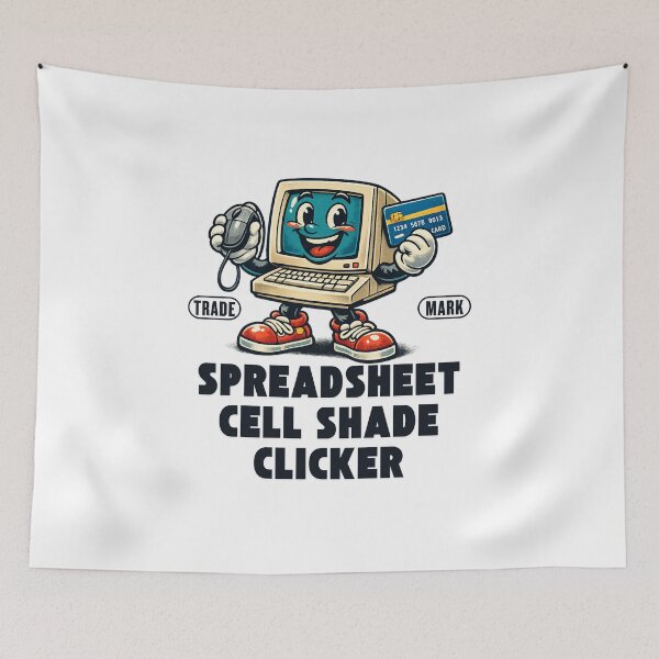 Item preview, Spreadsheet cell shade clicker designed and sold by Mascot Riot Studio.