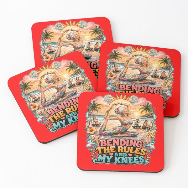 Item preview, Retirement and Yoga Humor Bending The Rules and My Knees  designed and sold by fantasticdesign.