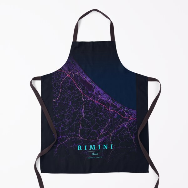 Item preview, Neon Style Map of Rimini, Italy designed and sold by Enea Kelo.