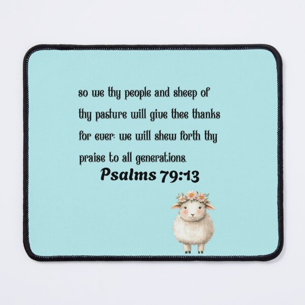 Item preview, Psalms 79:13 Sheep designed and sold by SunnyBatch.