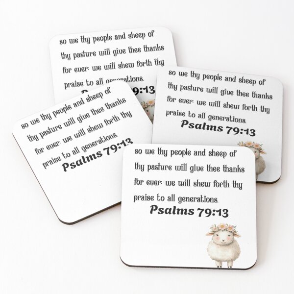 Item preview, Psalms 79:13 Sheep designed and sold by SunnyBatch.