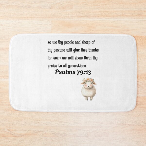 Item preview, Psalms 79:13 Sheep designed and sold by SunnyBatch.