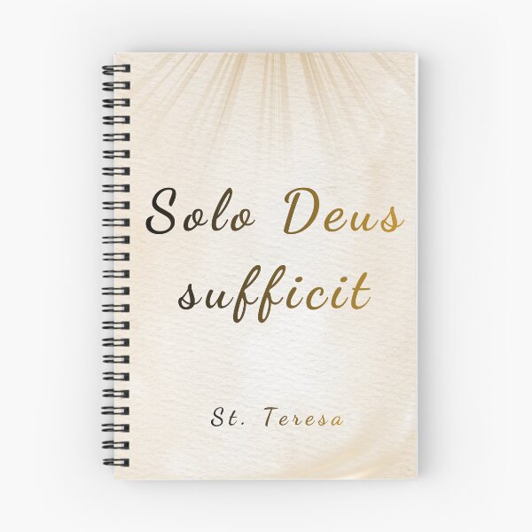 Item preview, God Alone Suffices - St. Teresa of Avila Saint Quote Art designed and sold by Très Joli Brothers.