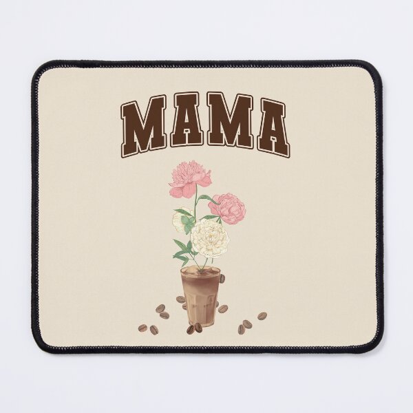 Item preview, MAMA Coffee & Flowers - Coffee Loving Mom Gift Design designed and sold by cabana.space.