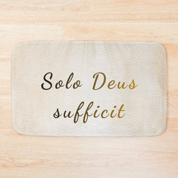 Item preview, God Alone Suffices - St. Teresa of Avila Saint Quote Art designed and sold by Très Joli Brothers.