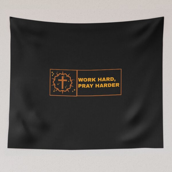 Item preview, work hard pray hard designed and sold by wordsoftruth1.