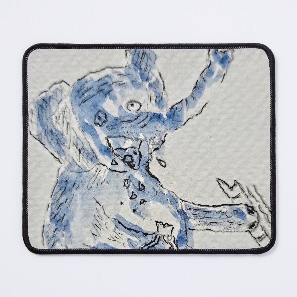 Item preview, Too Soon to be Hungry - Deadpan Elephant Watercolor Sketch designed and sold by Rak Scenist.