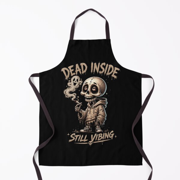 Item preview, Cute Depressed Skeleton Smoking Ghost Aesthetic Dark Humor Tee designed and sold by LOLKart.