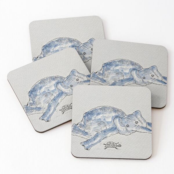 Item preview, ​Professional Amateur - Deadpan Elephant & Turtle Sketch designed and sold by Rak Scenist.