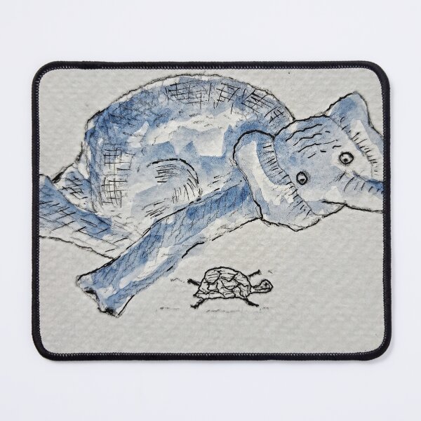 Item preview, ​Professional Amateur - Deadpan Elephant & Turtle Sketch designed and sold by Rak Scenist.