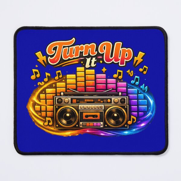 Item preview, Turn it Up - Boombox Graphic designed and sold by justcoolretail.