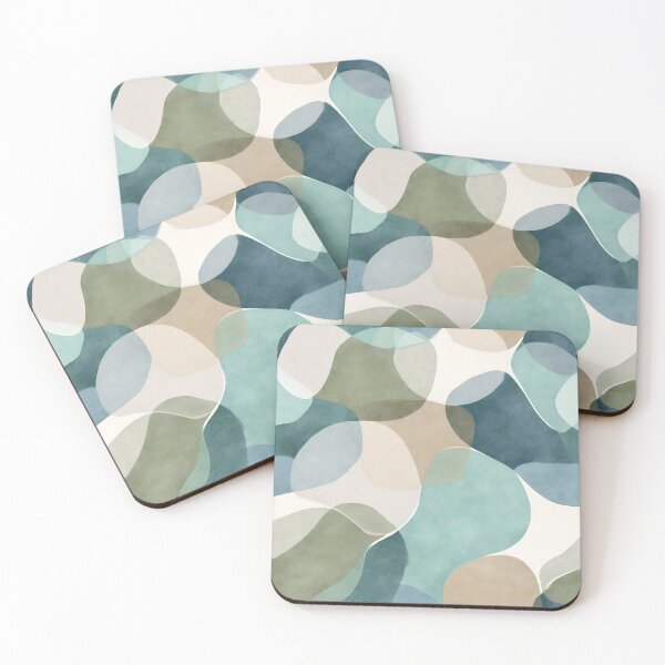 Item preview, Abstract Organic Shapes Seamless Pattern designed and sold by MegaNovaArt.