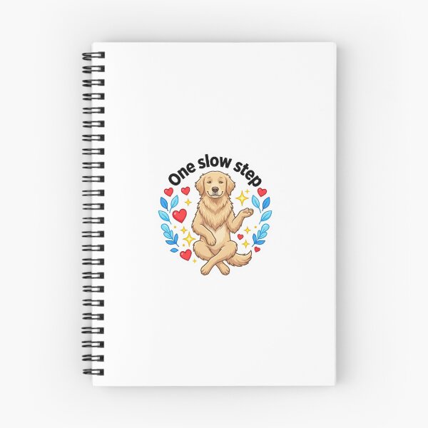 Item preview, One slow step calm dog sticker designed and sold by wildbest.