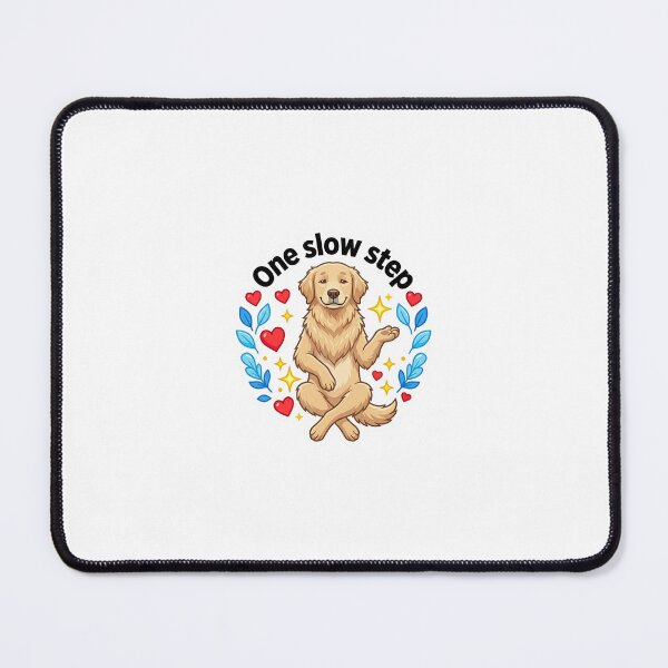 Item preview, One slow step calm dog sticker designed and sold by wildbest.