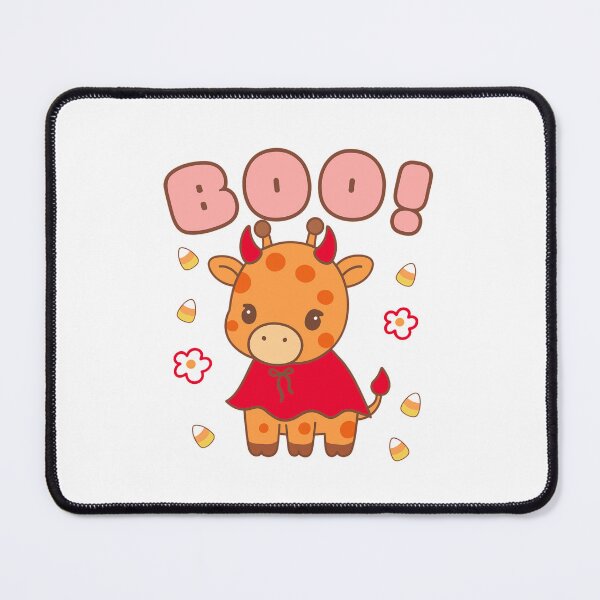 Item preview, Kawaii Giraffe Devil – Cute Halloween Design designed and sold by happiecatstore.