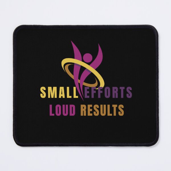 Item preview, Motivational Abstract Gymnast Figure – Small Efforts Loud Results designed and sold by LoudVictory.