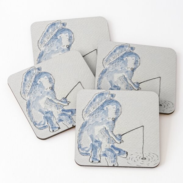 Item preview, Still Waiting.. | Deadpan Elephant Illustration designed and sold by Rak Scenist.