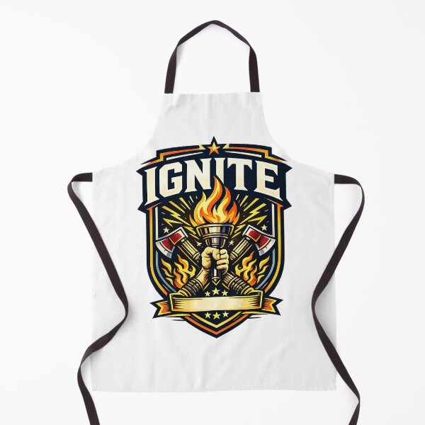 Item preview, Ignite Flame Torch Motivational T-Shirt Design designed and sold by ViewandShop.
