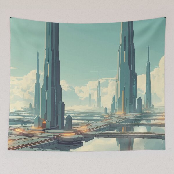 Item preview, The Temporal Towers designed and sold by AbstractAnom.