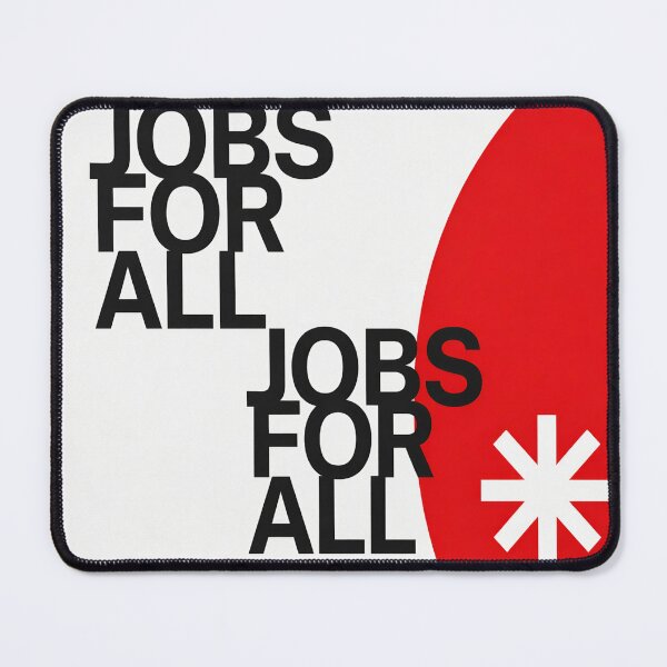 Item preview, Jobs for All Poster - MARATHON designed and sold by FigNewto.