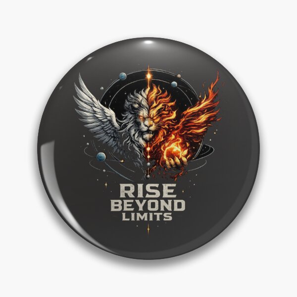 Item preview, Rise Beyond Limits Lion Fire Wings Graphic T-Shirts designed and sold by KDesignCrafts.