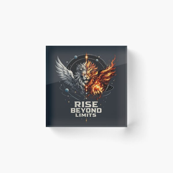 Item preview, Rise Beyond Limits Lion Fire Wings Graphic T-Shirts designed and sold by KDesignCrafts.