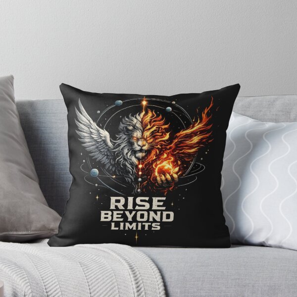 Item preview, Rise Beyond Limits Lion Fire Wings Graphic T-Shirts designed and sold by KDesignCrafts.
