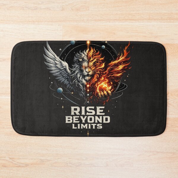 Item preview, Rise Beyond Limits Lion Fire Wings Graphic T-Shirts designed and sold by KDesignCrafts.