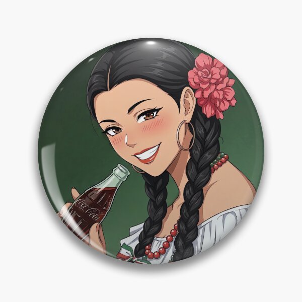 Item preview, Retro Latina Waifu Advert designed and sold by TheRDA.