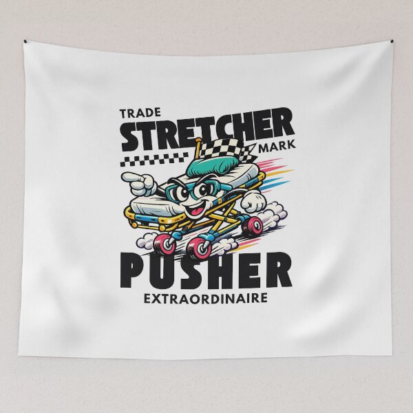 Item preview, Stretcher pusher extraordinaire designed and sold by Mascot Riot Studio.