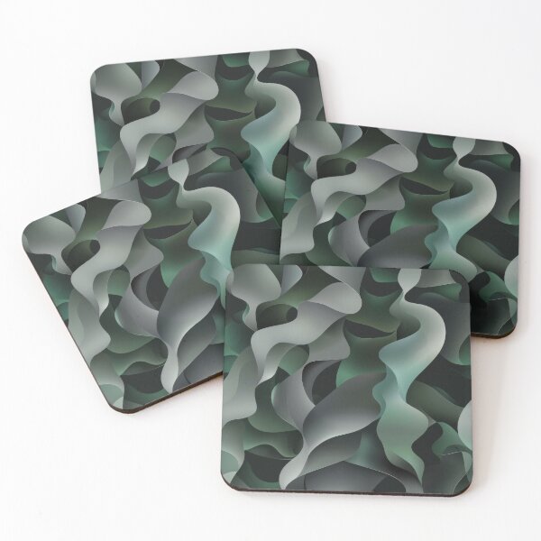 Item preview, Dark Fluid Abstract Pattern designed and sold by MegaNovaArt.