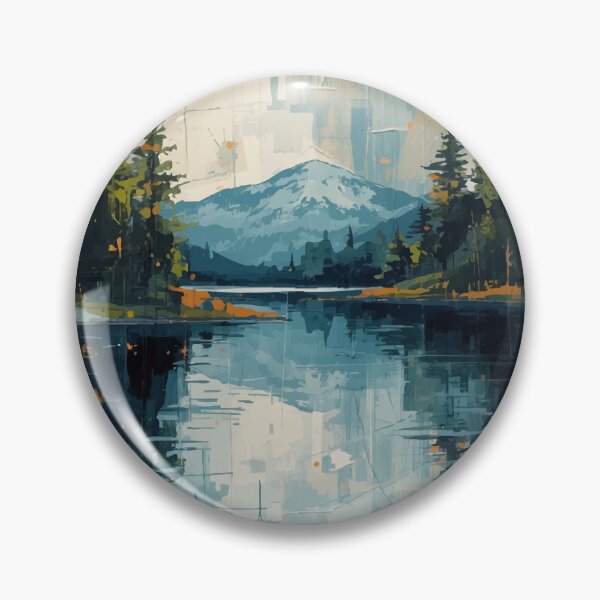 Item preview, Still Waters at the Mountain's Edge designed and sold by AbstractAnom.