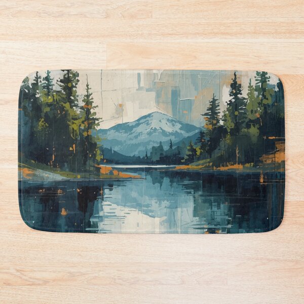 Item preview, Still Waters at the Mountain's Edge designed and sold by AbstractAnom.