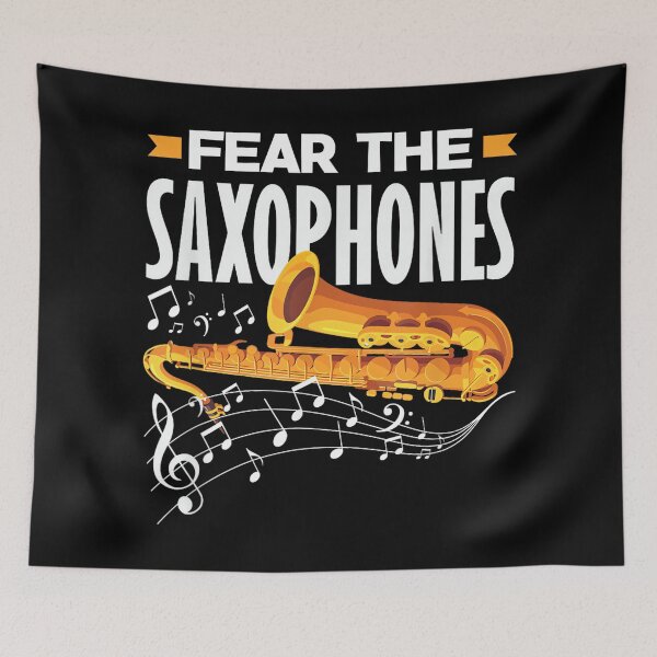 Artikelvorschau, Fear The Saxophones Saxophonist Jazz Hobby Band Solist entworfen und verkauft von ngan2614387.