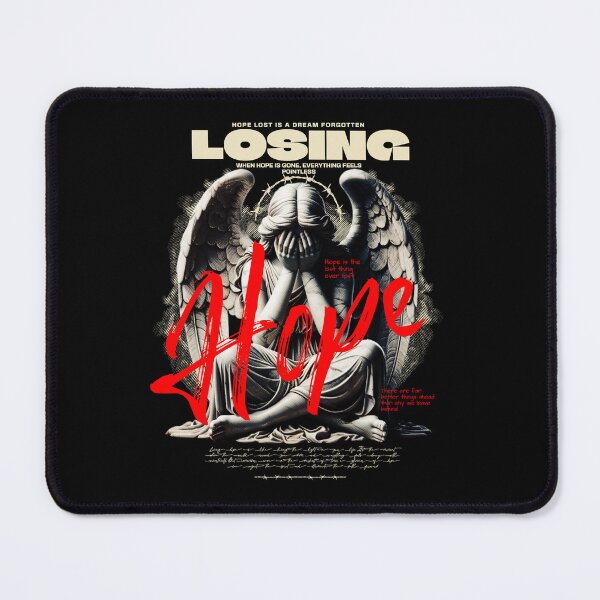 Item preview, Losing Hope - Dark Aesthetic Angel Streetwear designed and sold by by2pals.
