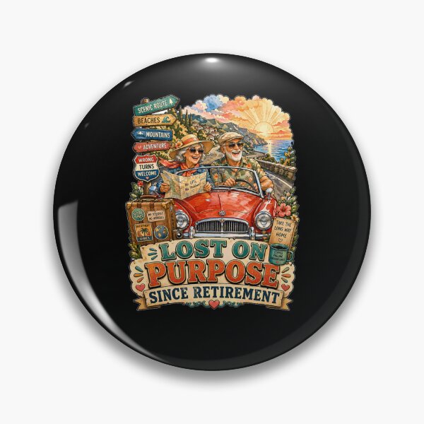 Item preview, Retirement Humor Art Design Lost On Purpose Since Retirement designed and sold by fantasticdesign.