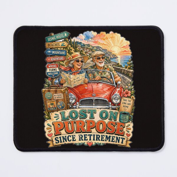 Item preview, Retirement Humor Art Design Lost On Purpose Since Retirement designed and sold by fantasticdesign.