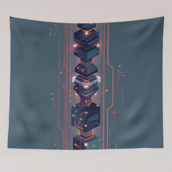 Item preview, The Totem of Circuitry designed and sold by AbstractAnom.