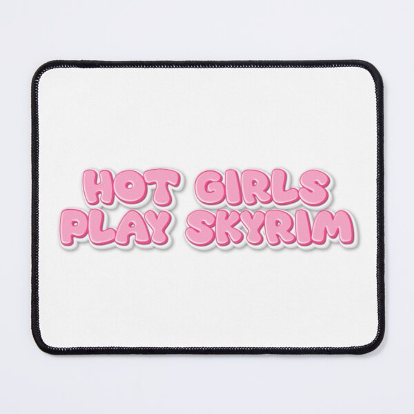 Item preview, Hot Girls Play Skyrim Pink Bubble Design designed and sold by girlgamerstudio.
