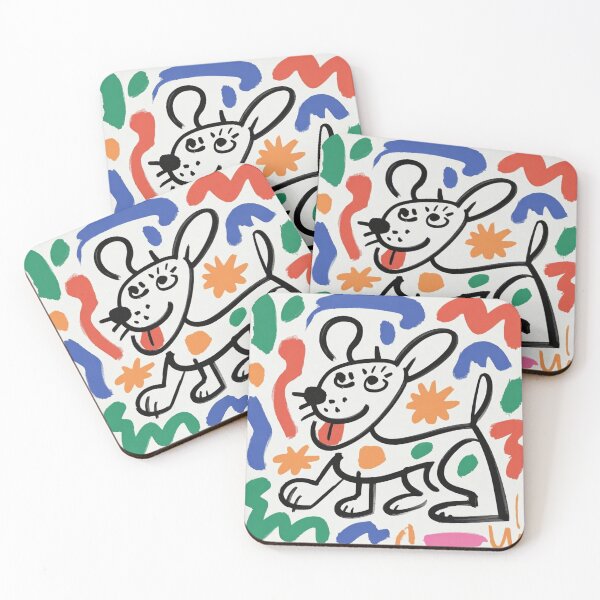 Item preview, Colorful Abstract Puppy Pop Art Style designed and sold by RAISC.