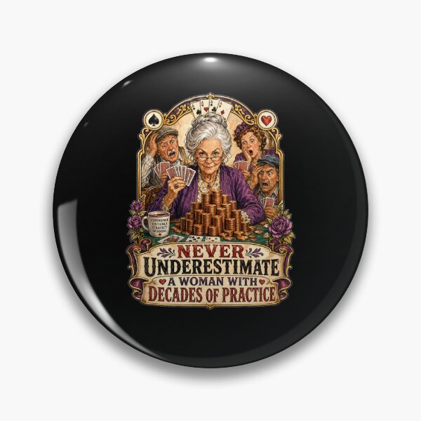 Item preview, Retirement Humor Art Design A Woman With Decades of Practice designed and sold by fantasticdesign.