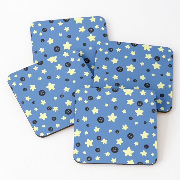 Item preview, Cute Stars & Buttons designed and sold by sleepystellify.