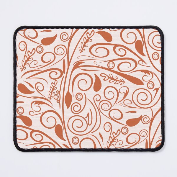Item preview, Elegant Autumn Orange Swirls & Flourishes designed and sold by amegaitdesign.