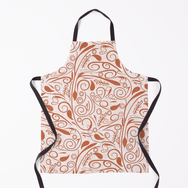 Item preview, Elegant Autumn Orange Swirls & Flourishes designed and sold by amegaitdesign.