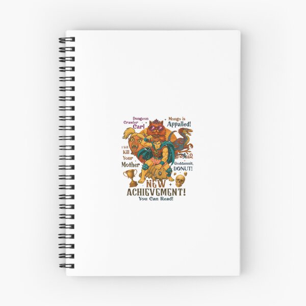 Item preview, Dungeon Crawler Carl Retro Bookish designed and sold by PamoHunter.