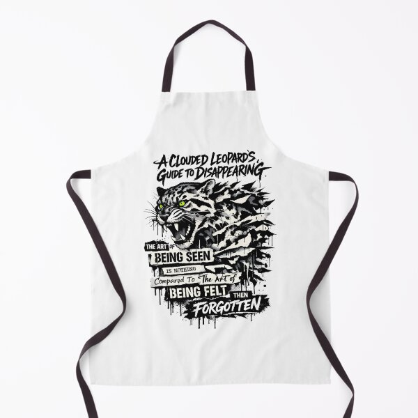 Item preview, Stealth Instinct Clouded Leopard Grunge Illustration designed and sold by WildlifeInc.