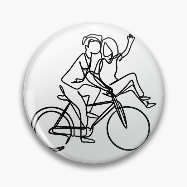 Item preview, couples biking together designed and sold by 66Solar.