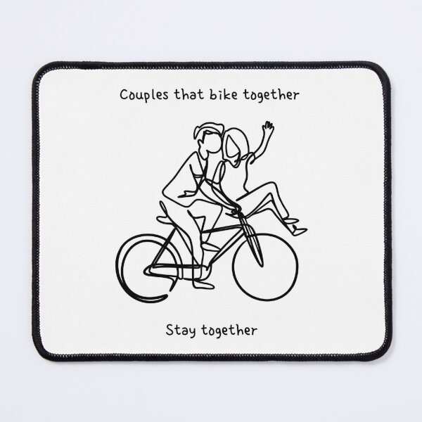 Item preview, couples biking together designed and sold by 66Solar.