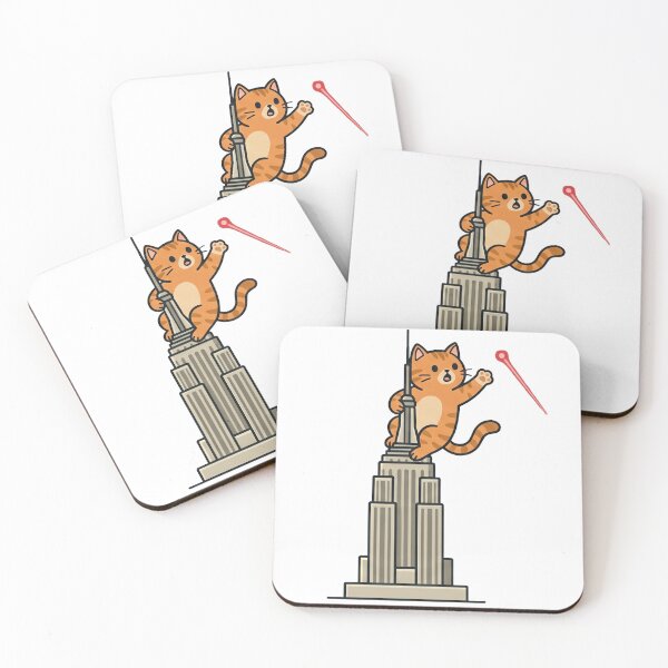 Item preview, Funny Orange Cat Empire State Building Laser Pointer designed and sold by MythoWorldddd.