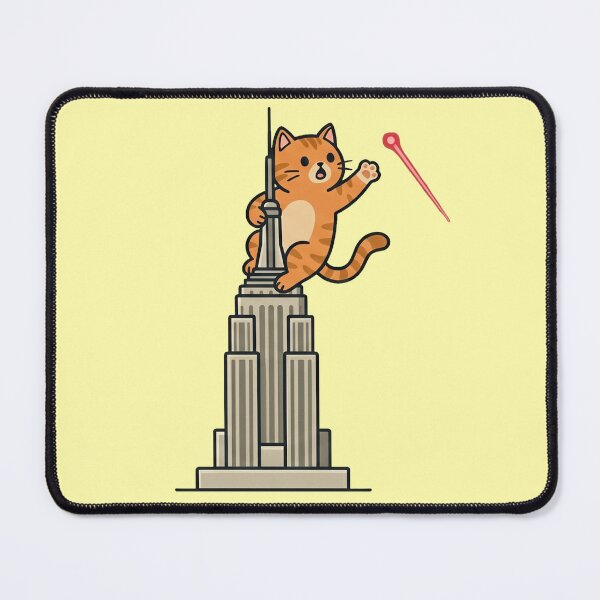 Item preview, Funny Orange Cat Empire State Building Laser Pointer designed and sold by MythoWorldddd.